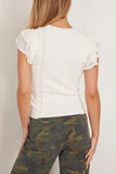 Ulla Johnson Tops Giulia Top in Pristine Ulla Johnson Giulia Top in Pristine