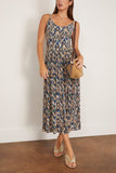 Ulla Johnson Idalia Fitted Midi Dress in Riverslate
