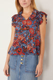 Ulla Johnson Tops Ivette Top in Clematis Ivette Top in Clematis