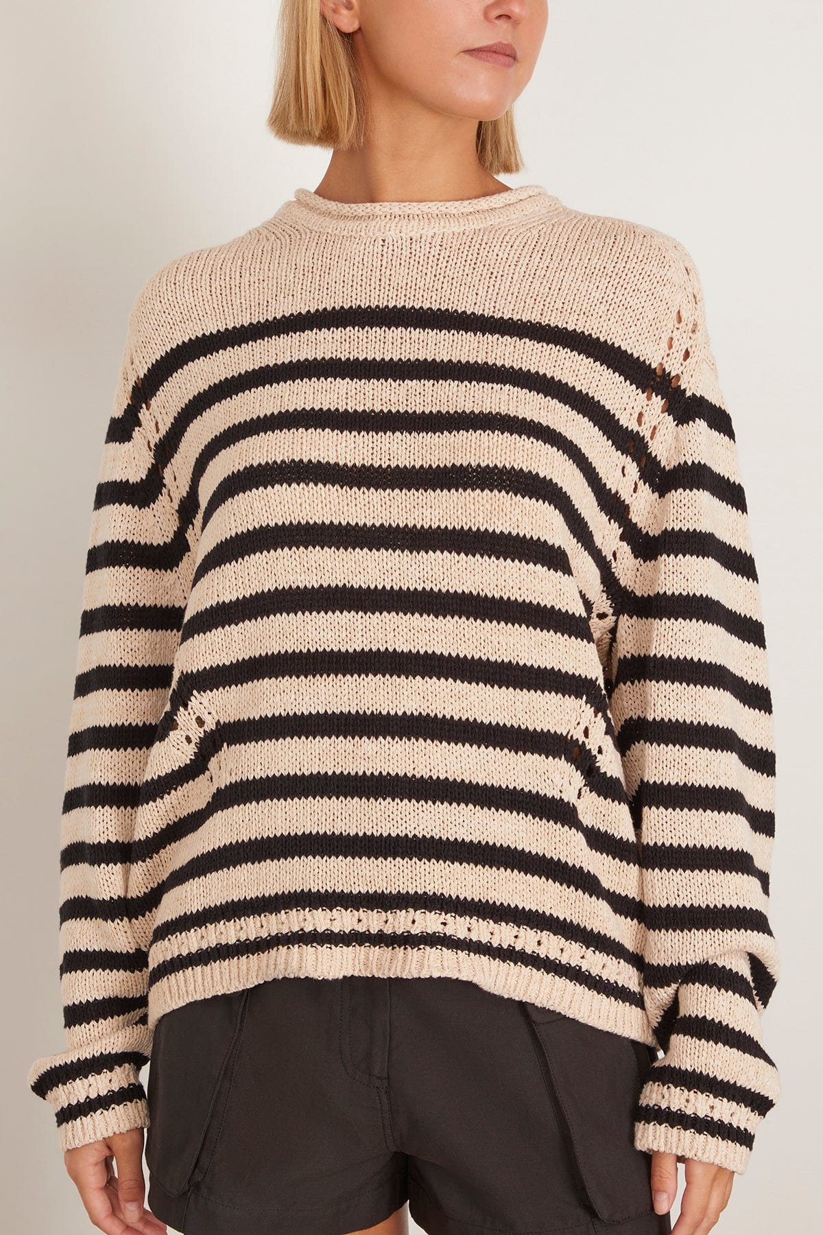 Ulla Johnson Leonie Pullover in Sailor Stripe