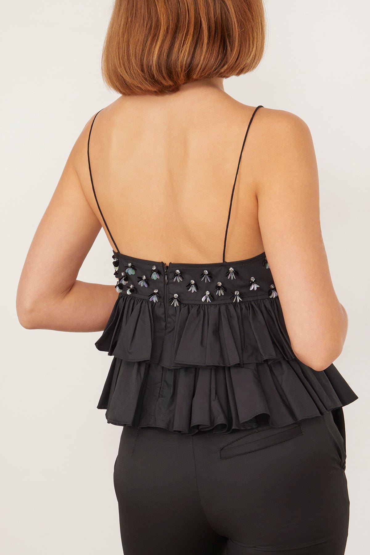 Ulla Johnson Tops Lucia Top in Noir Lucia Top in Noir