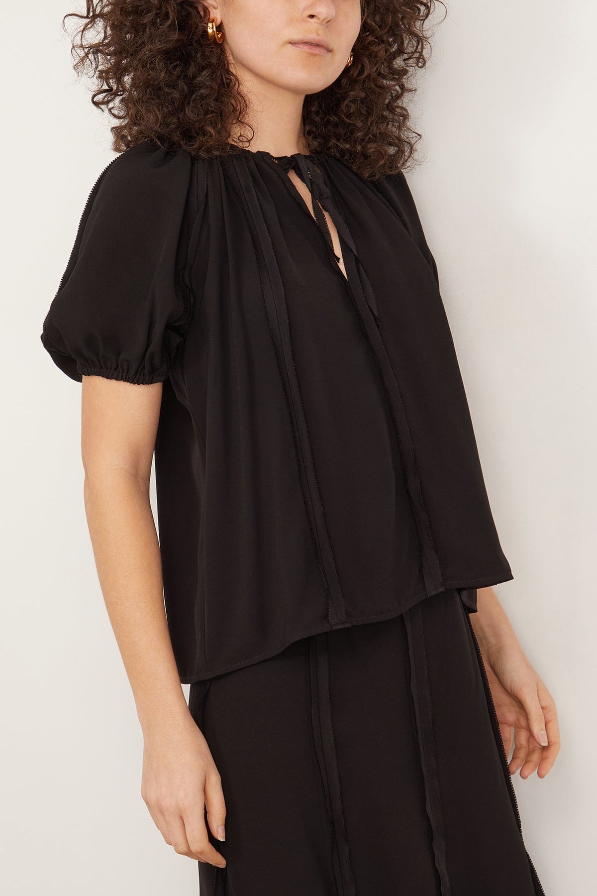 Ulla Johnson Tops Marcelena Top in Noir Marcelena Top in Noir