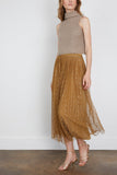 Ulla Johnson Maren Pleated Skirt in Burnish