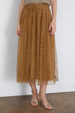 Ulla Johnson Maren Pleated Skirt in Burnish