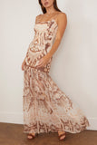 Ulla Johnson Marisol Drop Waist Gown in Moonstone