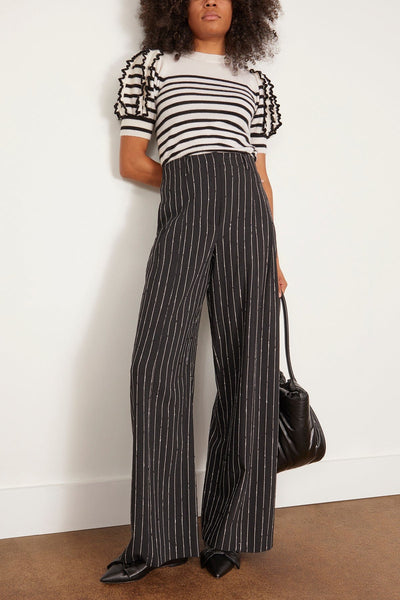 Ulla Johnson Tops Ottilie Top in Noir Stripe Ottilie Top in Noir Stripe