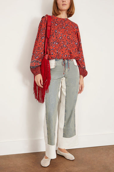 Ulla Johnson Tops Prisha Blouse in Poppy Prisha Blouse in Poppy