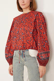 Ulla Johnson Tops Prisha Blouse in Poppy Prisha Blouse in Poppy