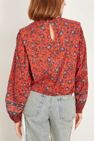 Ulla Johnson Tops Prisha Blouse in Poppy Prisha Blouse in Poppy