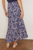 Ulla Johnson Sabina Faux Wrap Skirt in Ocean