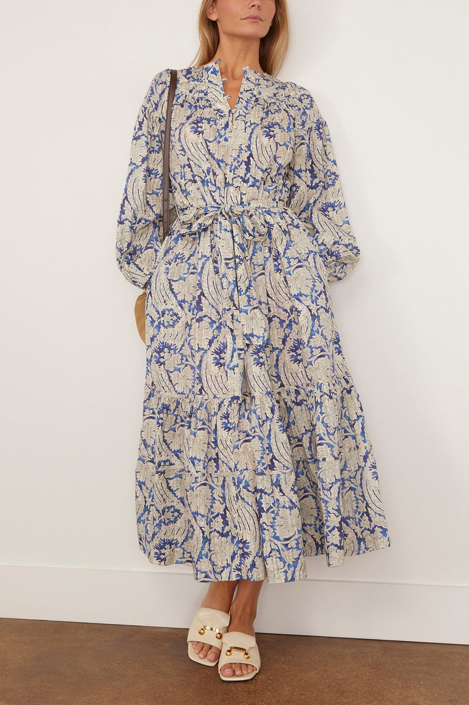 Ulla Johnson Seraphina Long Sleeve Dress in Ciel