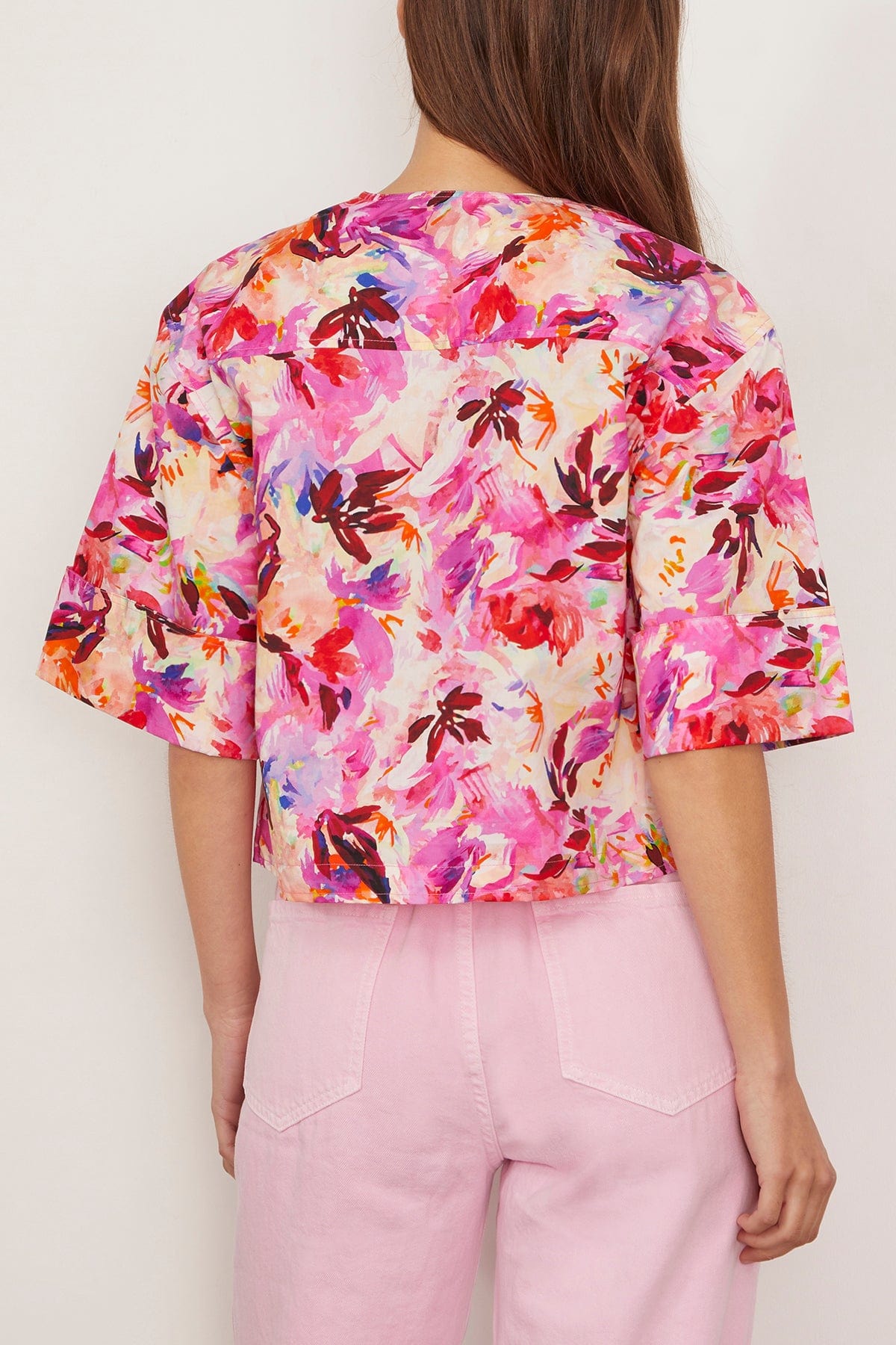 Ulla Johnson Tops Suri Blouse in Azalea Ulla Johnson Suri Blouse in Azalea