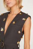 Ulla Johnson Jackets Twyla Vest in Noir Ulla Johnson Twyla Vest in Noir