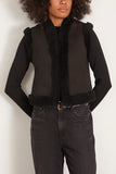 Vanessa Bruno Tops Daman Vest in Noir Vanessa Bruno Daman Vest in Noir