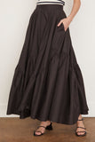 Vanessa Bruno Skirts Astree Skirt in Noir Vanessa Bruno Astree Skirt in Noir