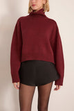 Vanessa Bruno Ballerine Top in Rouge