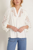 Vanessa Bruno Tops Bell Blouse in Blanc Vanessa Bruno Bell Blouse in Blanc