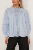 Vanessa Bruno Tops Calin Blouse in Ciel Vanessa Bruno Calin Blouse in Ciel