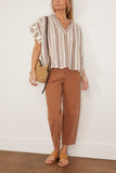 Vanessa Bruno Tops Cory Blouse in Brun Vanessa Bruno Cory Blouse in Brun