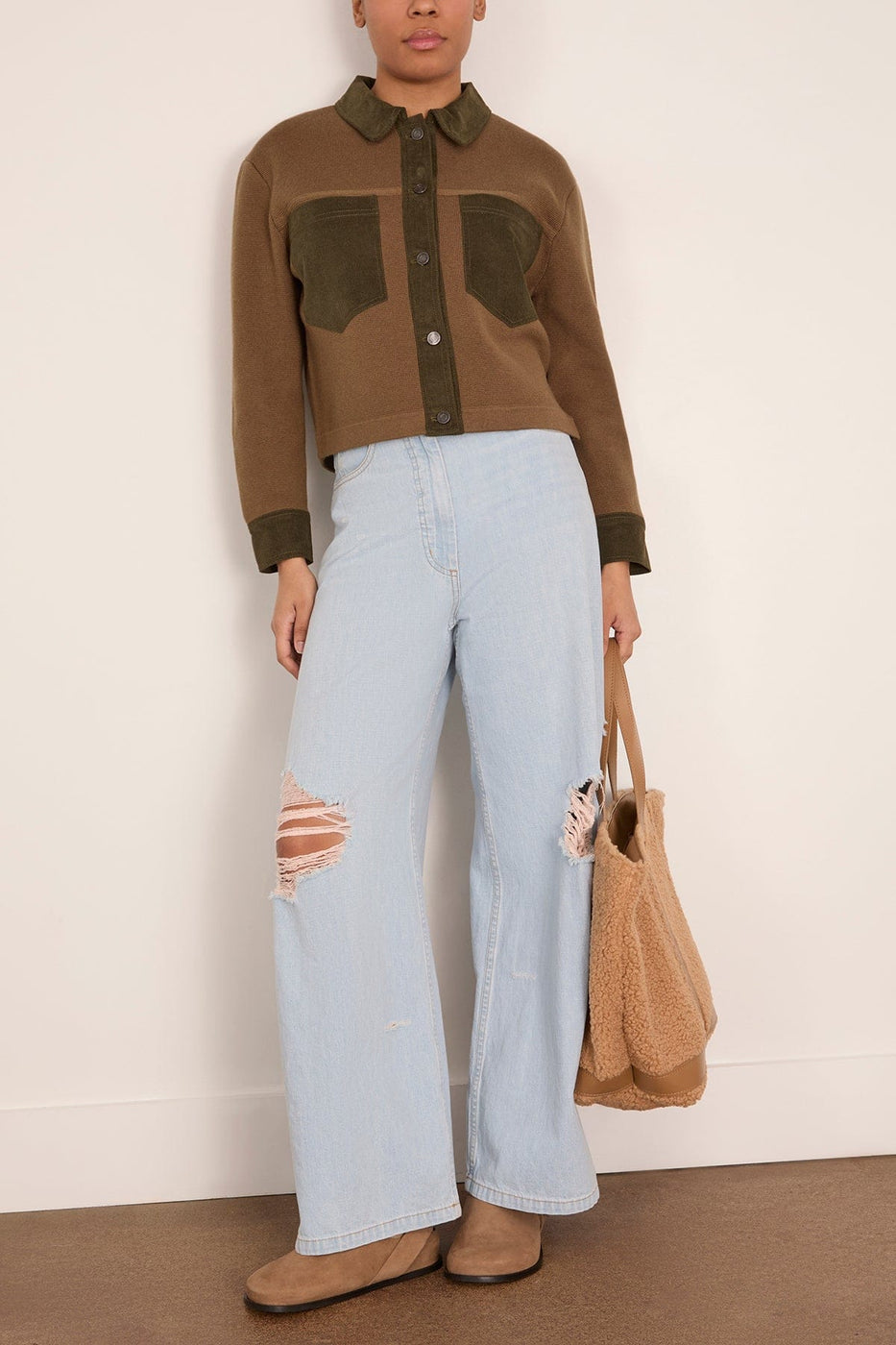 Vanessa Bruno Denver Sweater in Kaki