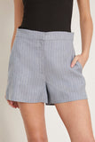 Vanessa Bruno Shorts Elisam Short in Blanc/Bleu Vanessa Bruno Elisam Short in Blanc/Bleu