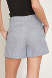 Vanessa Bruno Shorts Elisam Short in Blanc/Bleu Vanessa Bruno Elisam Short in Blanc/Bleu