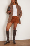 Vanessa Bruno Eris Short in Chocolat