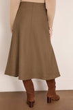 Vanessa Bruno Florida Skirt in Kaki
