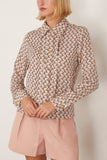 WE-AR4 Academy Blouse ll in Blush Multi