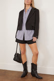 WE-AR4 Jackets Cropped Hooded Blazer in Black Cropped Hooded Blazer in Black