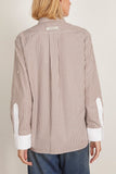 WE-AR4 Haze Shirt in Dark Sand Stripe