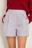 WE-AR4 Ivy Short in Navy Pinstripe