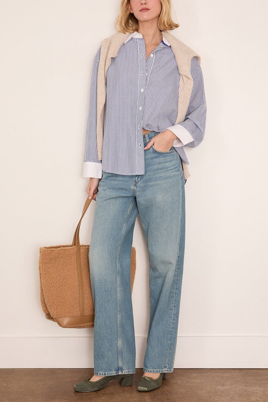 Xirena James Shirt in True Blue