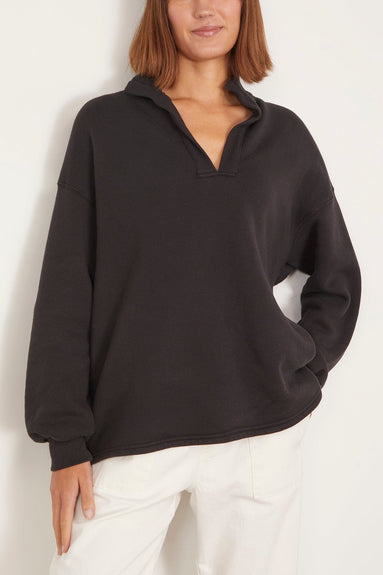 Xirena Sweatshirts Reid Sweatshirt in Black Reid Sweatshirt in Black