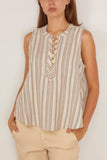 Xirena Twyla Top in Ivory Sand