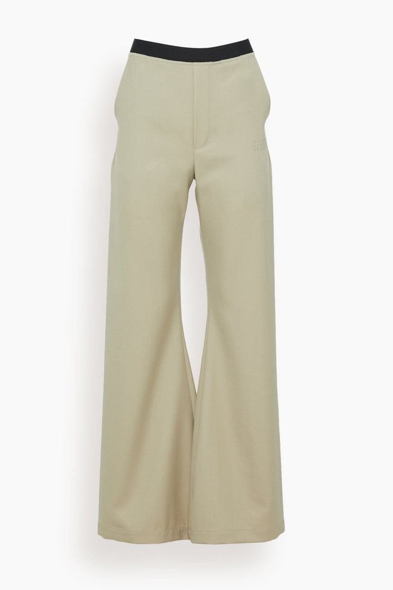 MM6 Maison Margiela Flared Leg Trouser in Beige – Hampden Clothing