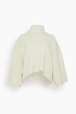 Proenza Schouler Sweaters Double Face Eco Cashmere Sweater in Ivory