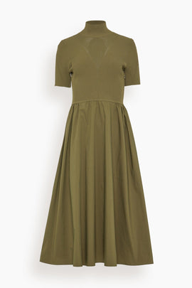 Teresa Knit Dress in Fern