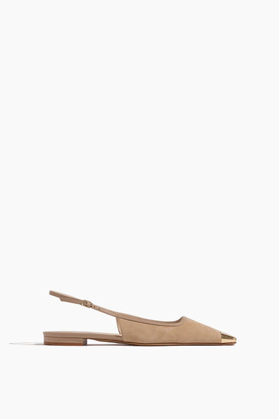 Olivia Flat in Semolina/Light Gold