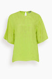 Rachel Comey Tops Blandon Shirt in Lime Blandon Shirt in Lime
