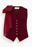 Hellessy Palma Vest in Bordeaux