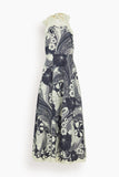 Alemais Mickey Midi Dress in Navy