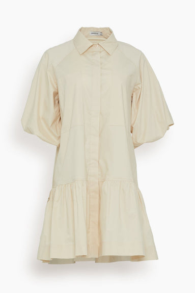 Simkhai Dresses Crissy Cotton Poplin Dress in Sand