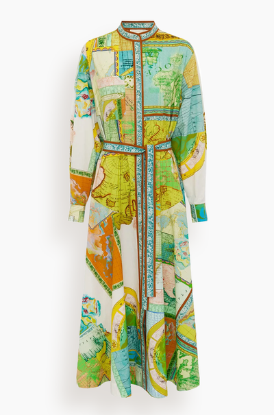 Atlas Shirtdress in Multi