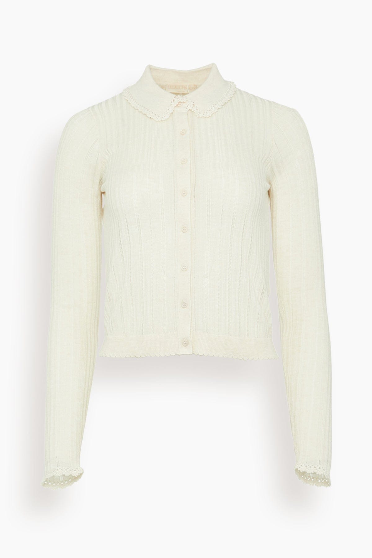 Ulla Johnson Lottie Knit Cardigan in Pristine
