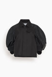 Sacai Jackets Cotton Gabardine and Nylon Twill Jacket in Black Sacai Cotton Gabardine and Nylon Twill Jacket in Black