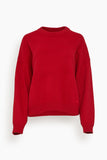 Loulou Studio Sweaters Ropo Sweater in Burgundy Ropo Sweater in Burgundy