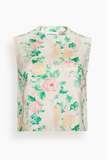 Hunter Bell Manning Top in Garden Rose Peony