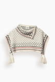 Isabel Marant Alfina Cape in Ecru