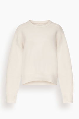 Breha Sweater with Piping in Ivory